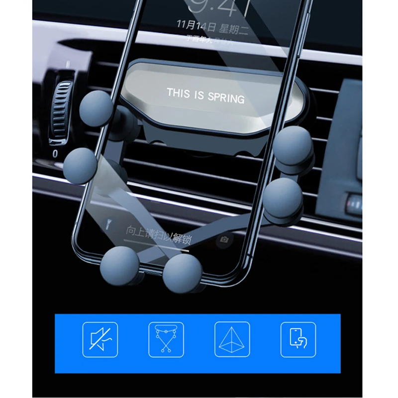 Universal Gravity Car Phone Holder Car Air Vent Mount